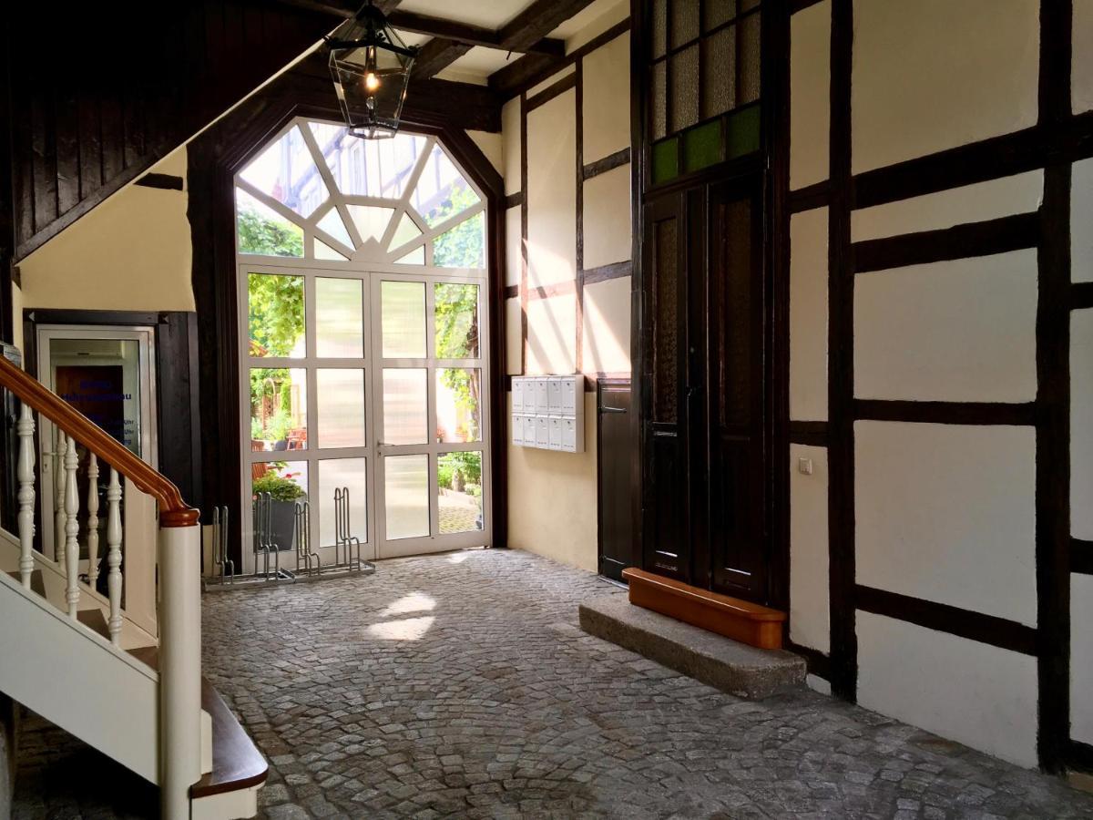 Schoene Ferienwohnung Am Mathildenbrunnen 奎德林堡 外观 照片