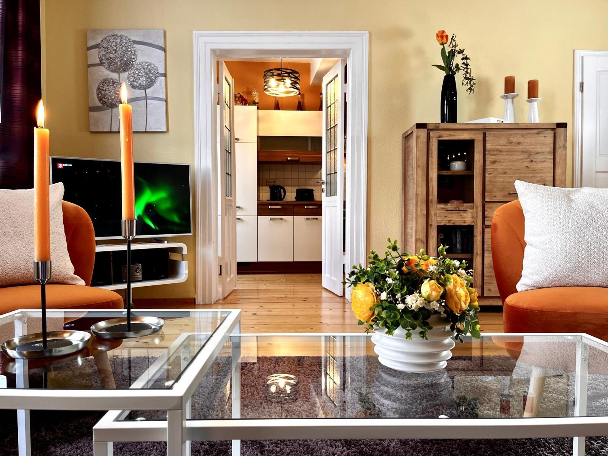 Schoene Ferienwohnung Am Mathildenbrunnen 奎德林堡 外观 照片