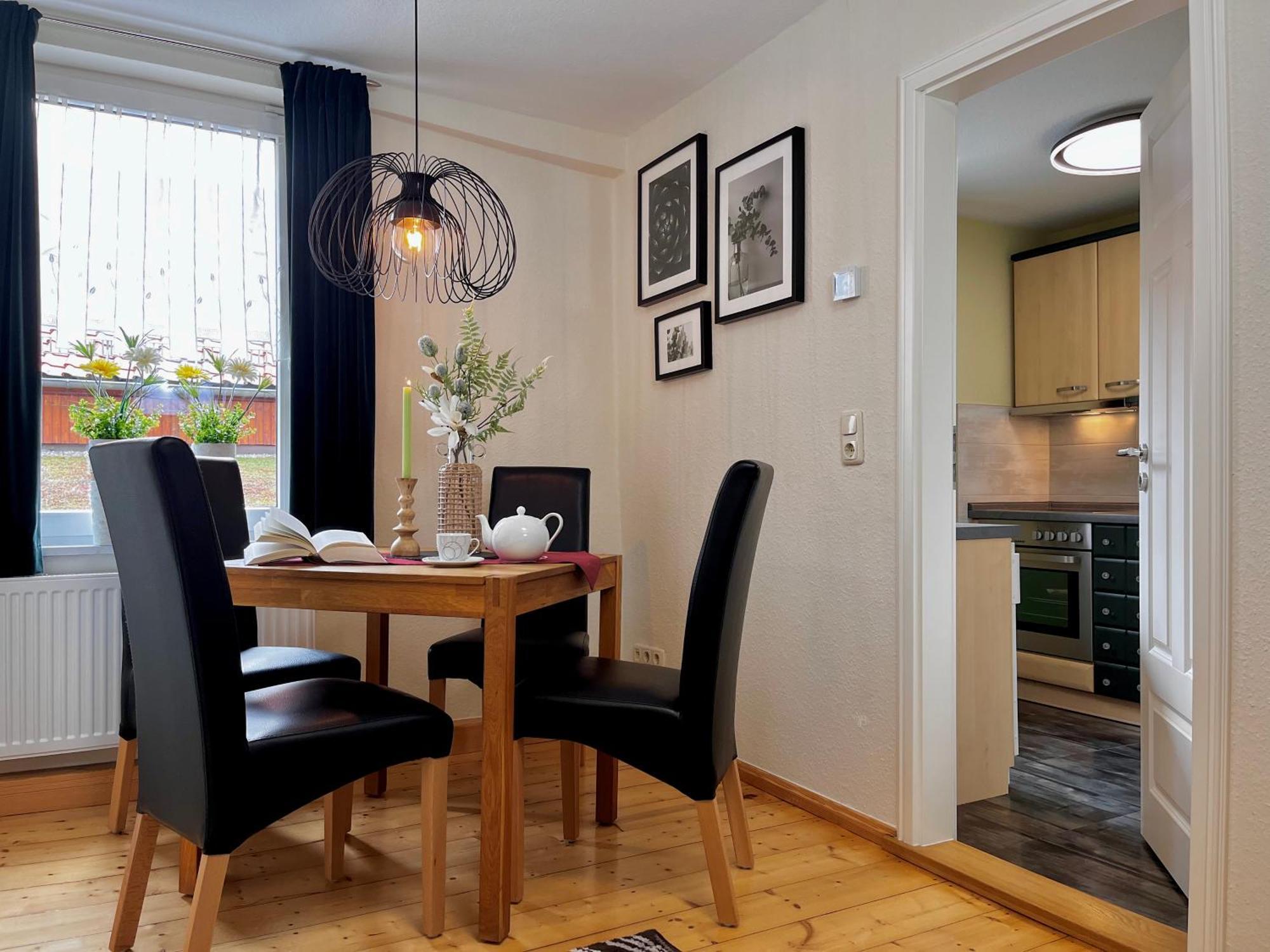 Schoene Ferienwohnung Am Mathildenbrunnen 奎德林堡 外观 照片