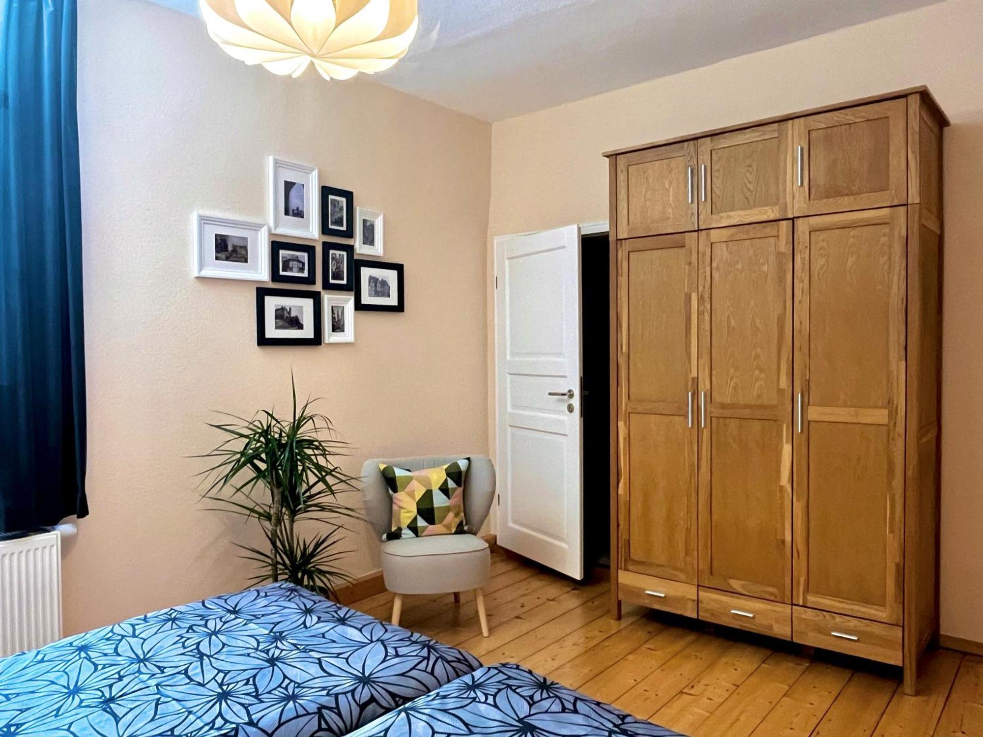 Schoene Ferienwohnung Am Mathildenbrunnen 奎德林堡 客房 照片