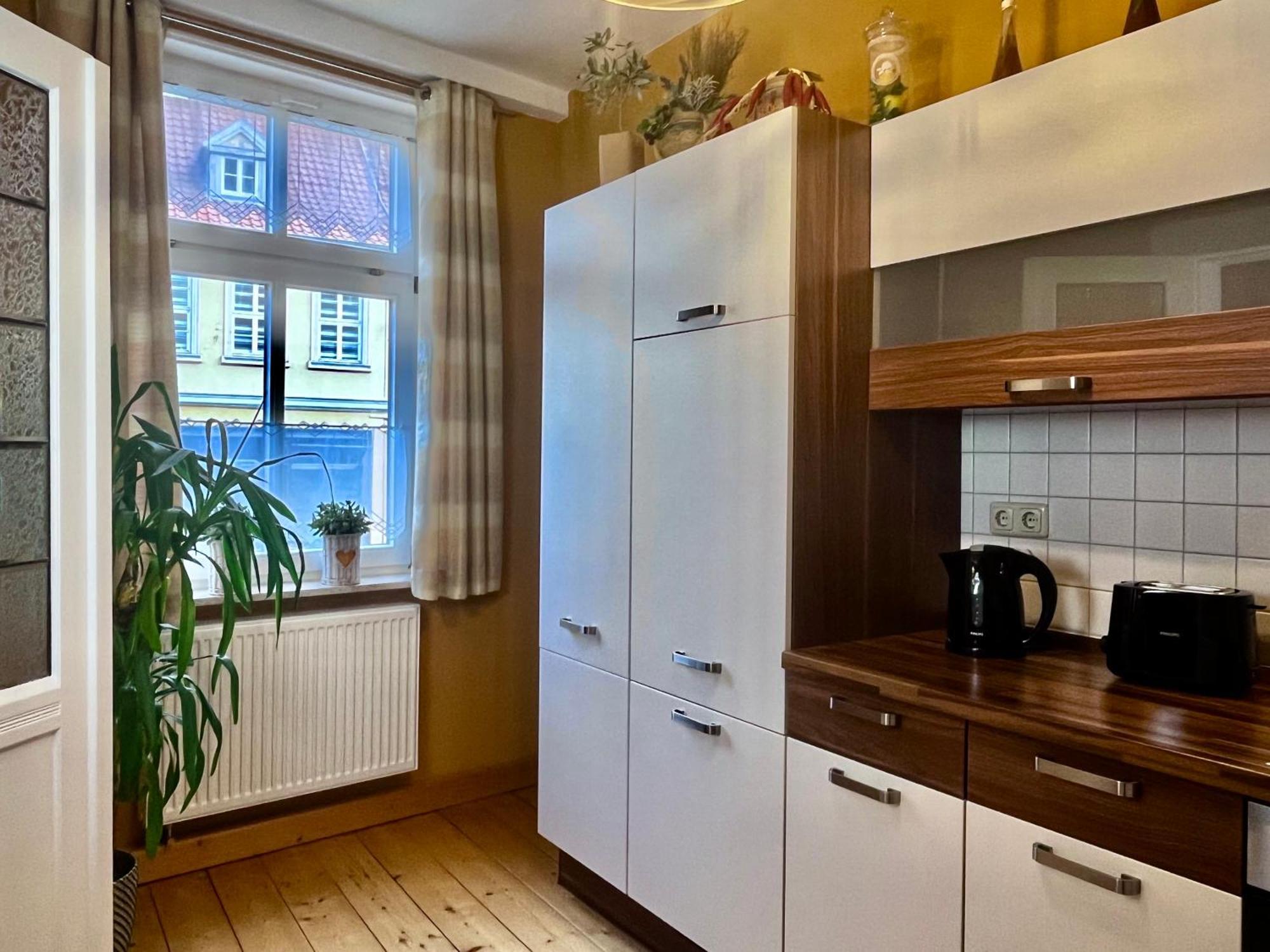 Schoene Ferienwohnung Am Mathildenbrunnen 奎德林堡 客房 照片