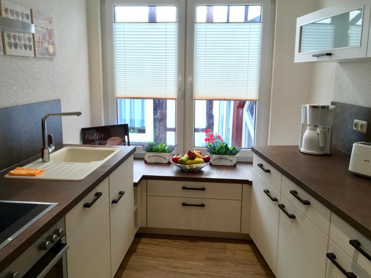 Schoene Ferienwohnung Am Mathildenbrunnen 奎德林堡 外观 照片