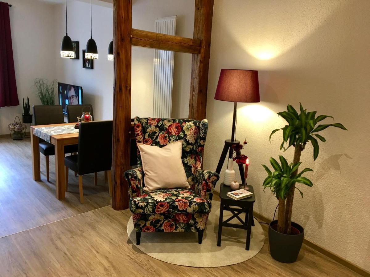 Schoene Ferienwohnung Am Mathildenbrunnen 奎德林堡 外观 照片